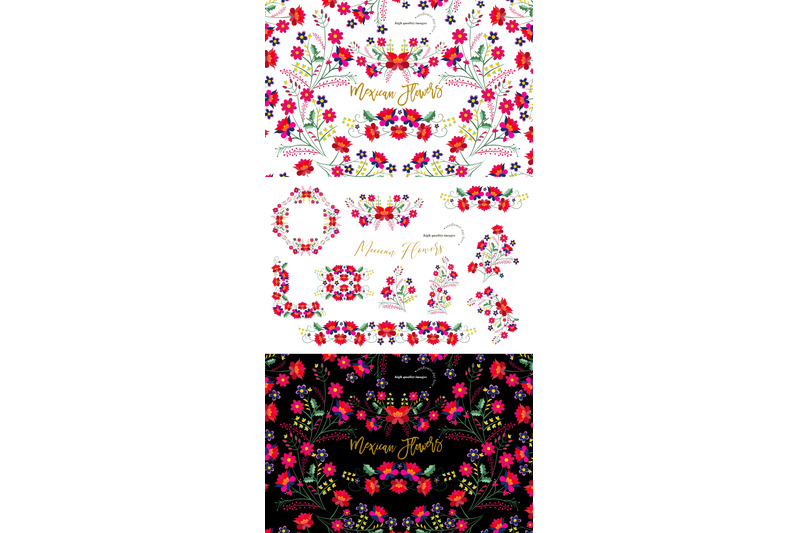 red-mexican-floral-clipart-flowers-fiesta-clipart