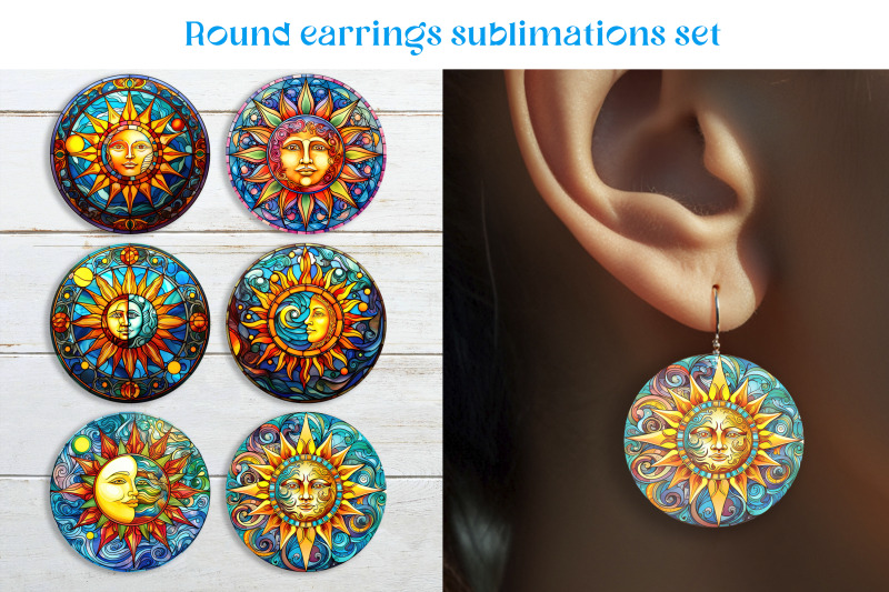 celestial-round-earrings-sublimation-stained-glass-earring-template