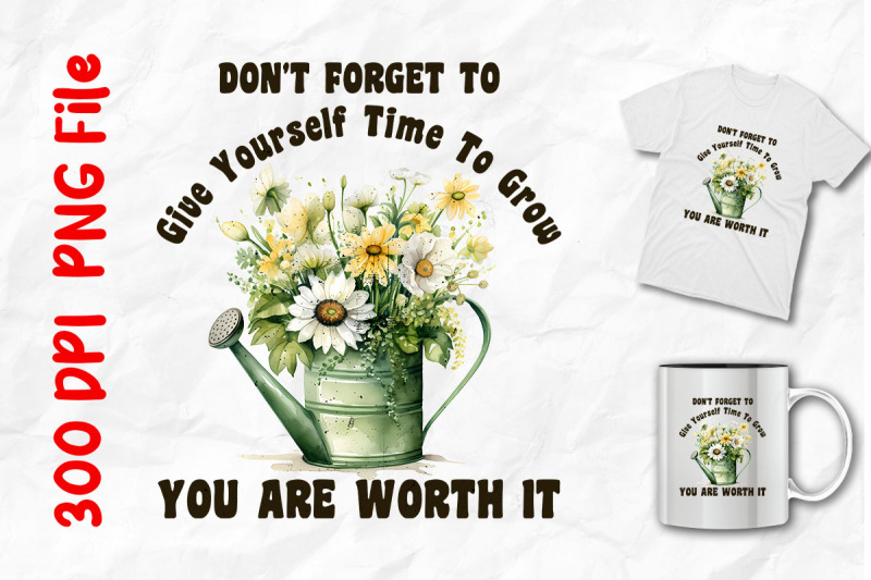 give-yourself-time-to-grow-daisy-flower