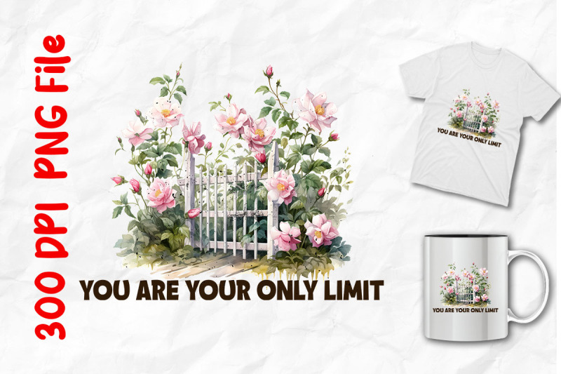 you-are-your-only-limit-pink-flower