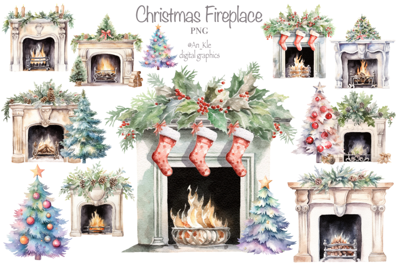 christmas-fireplace