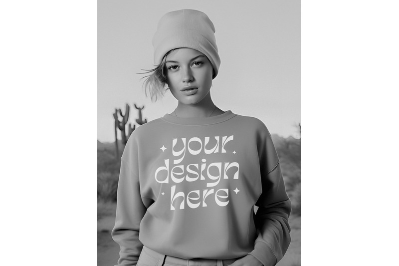 gildan-18000-sweatshirt-mock-ups-gildan-crewneck-kiwi-mockup-model-w