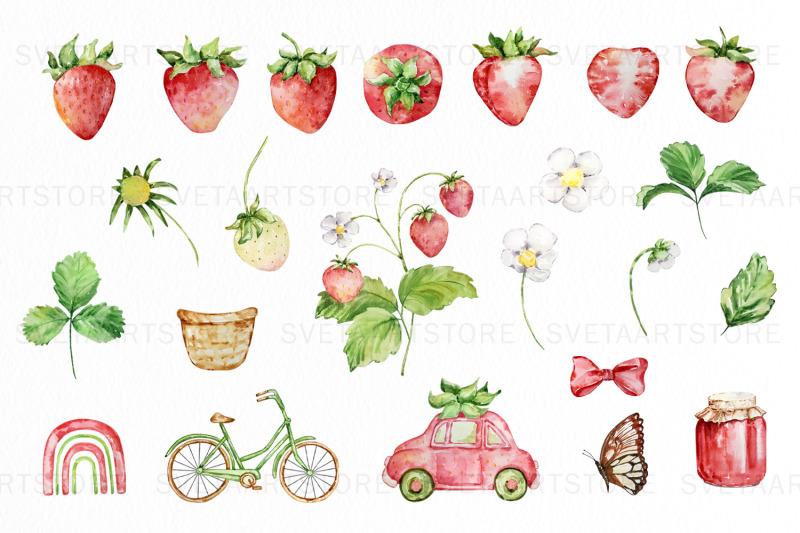 watercolor-strawberry-clipart
