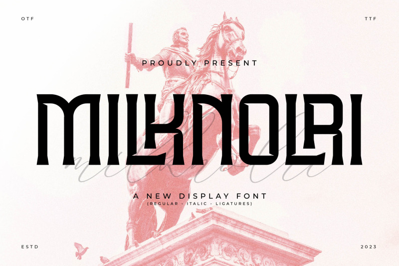 milknolri-typeface
