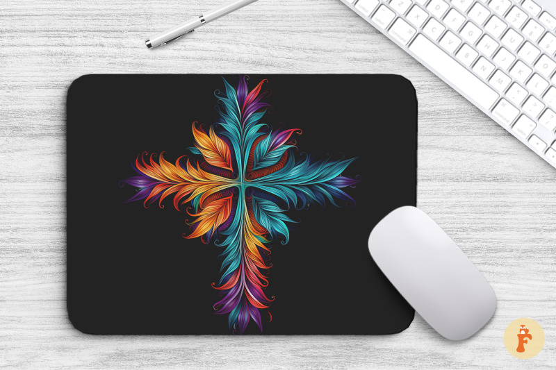 mouse-pad-vibrant-christian-cross