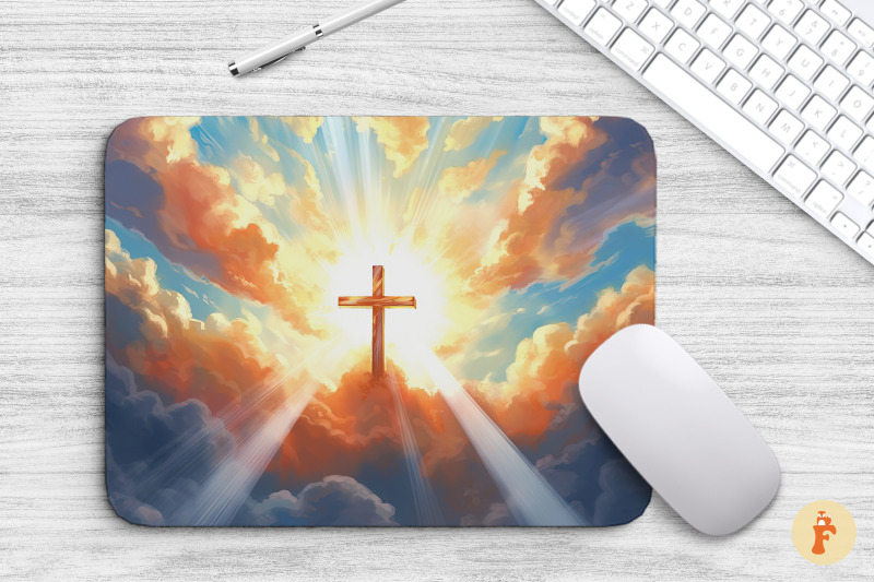 mouse-pad-christian-cross-in-heaven