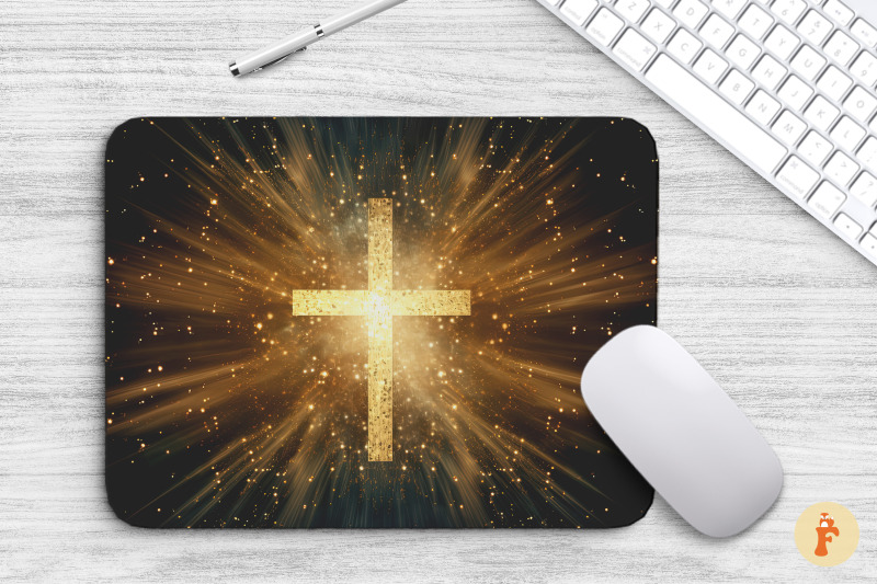 mouse-pad-christian-cross-sparkles