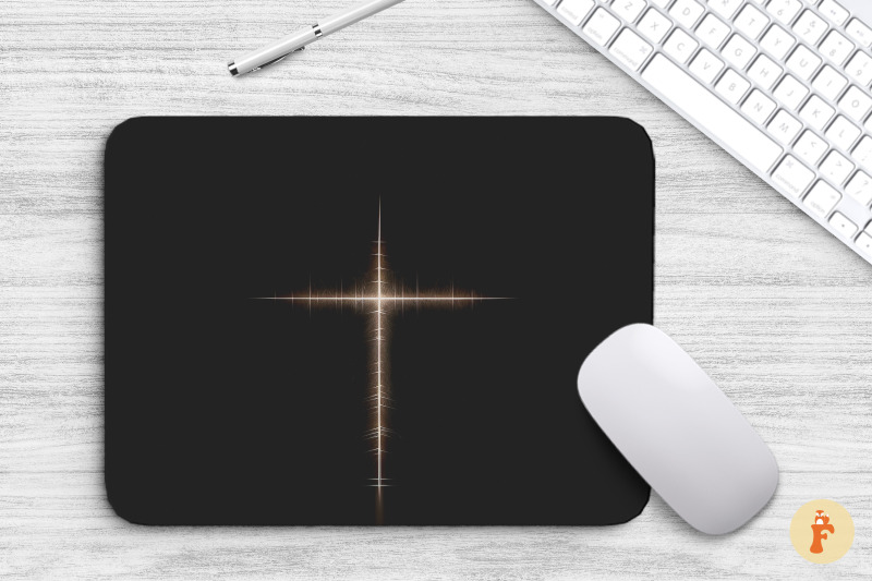 mouse-pad-simplistic-christian-cross