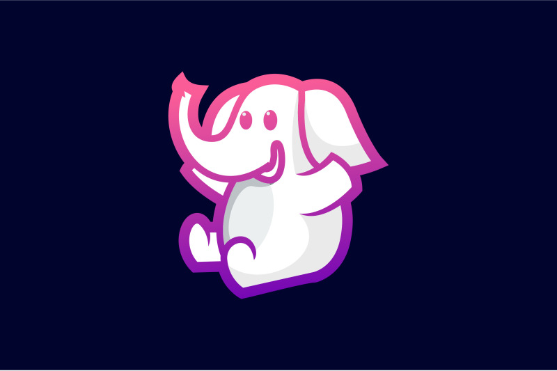 cute-elephant-vector-template-logo-design