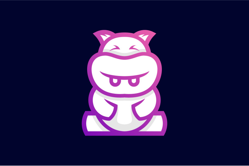 cute-hippo-vector-template-logo-design