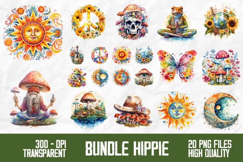 hippie-retro-bundle-design