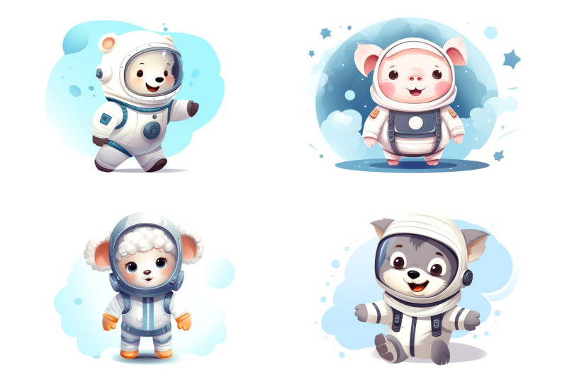 animals-in-space-kids-clipart