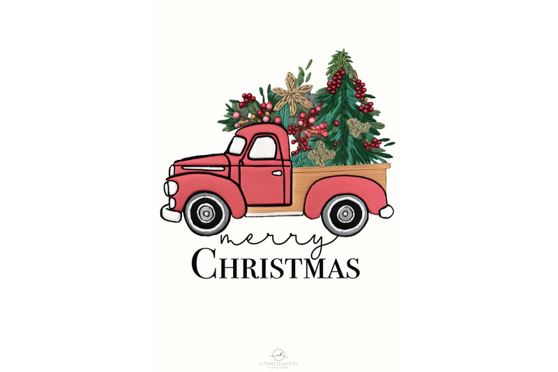 merry-christmas-red-truck-png-instant-download