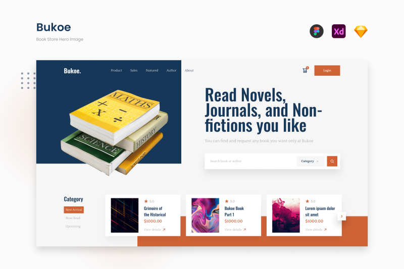 bukoe-modern-book-store-hero-image