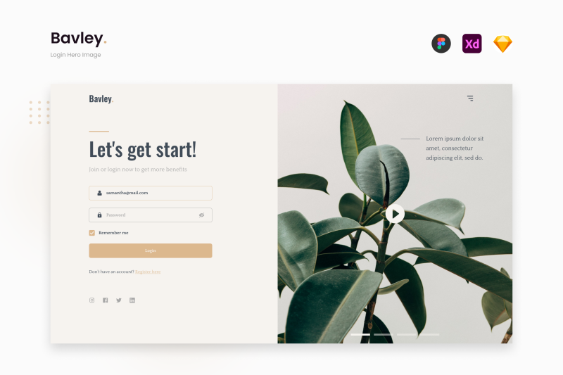 bavley-simple-fresh-login-hero-image