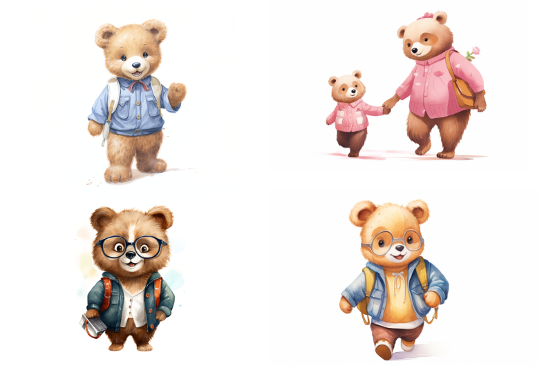 cute-back-to-school-bears