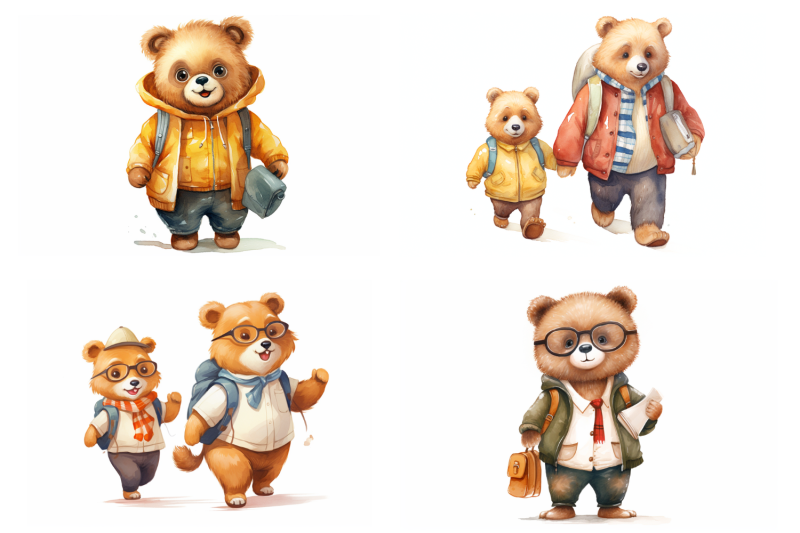 cute-back-to-school-bears