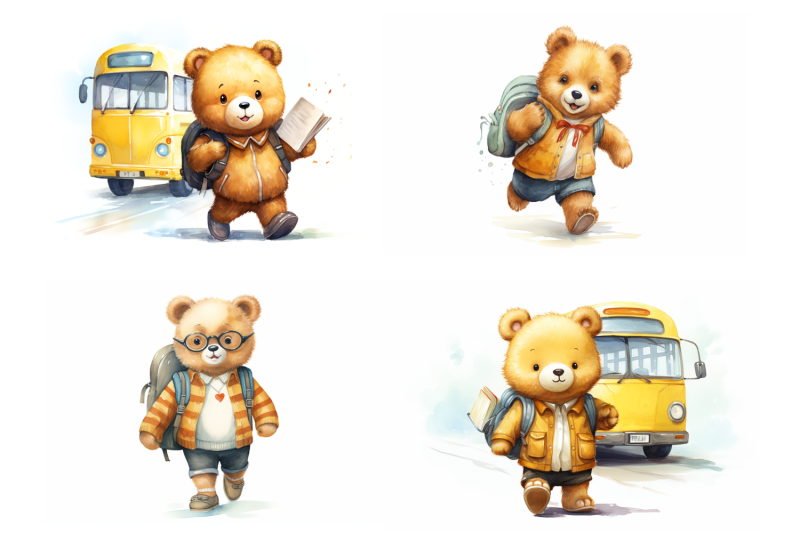 cute-back-to-school-bears