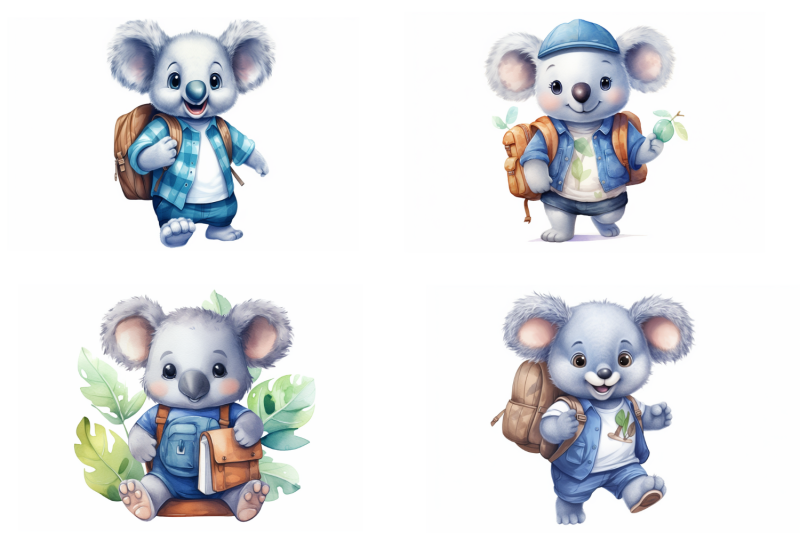 cute-back-to-school-koala-bears