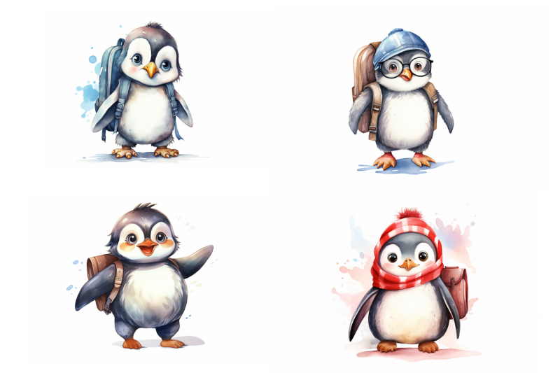 cute-back-to-school-penguins