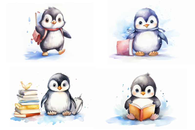 cute-back-to-school-penguins