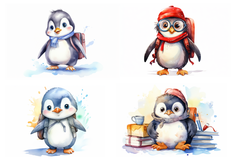 cute-back-to-school-penguins