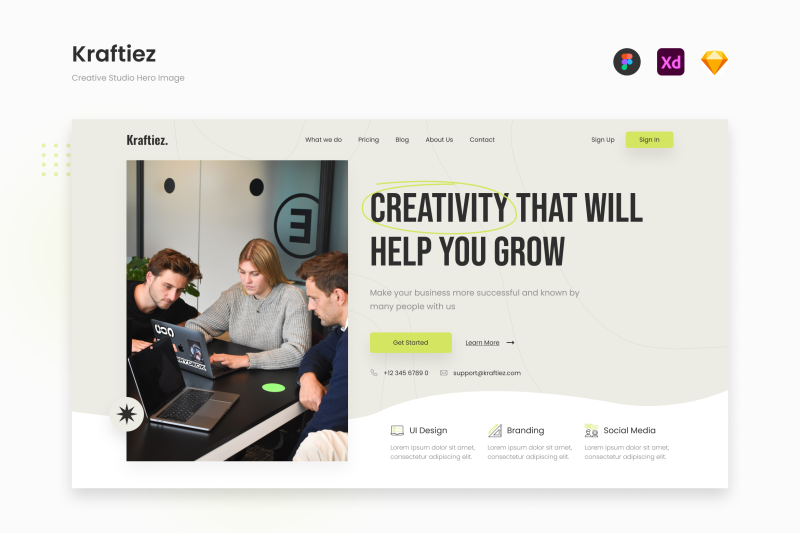 kraftiez-wavy-creative-studio-hero-image