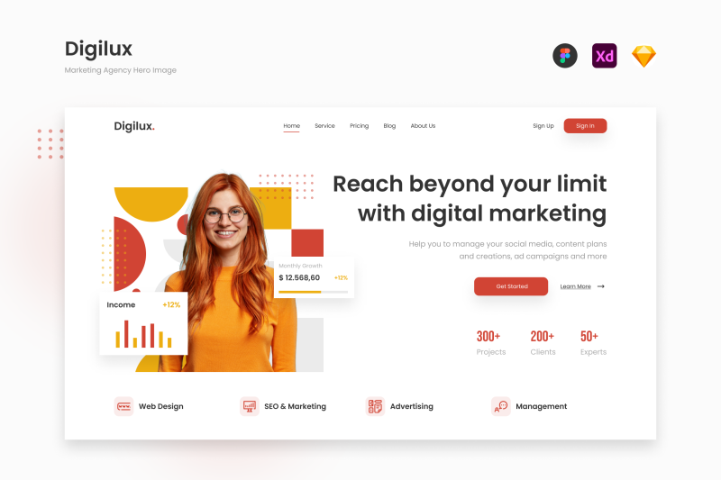 digilux-refreshing-modern-marketing-agency-hero-image