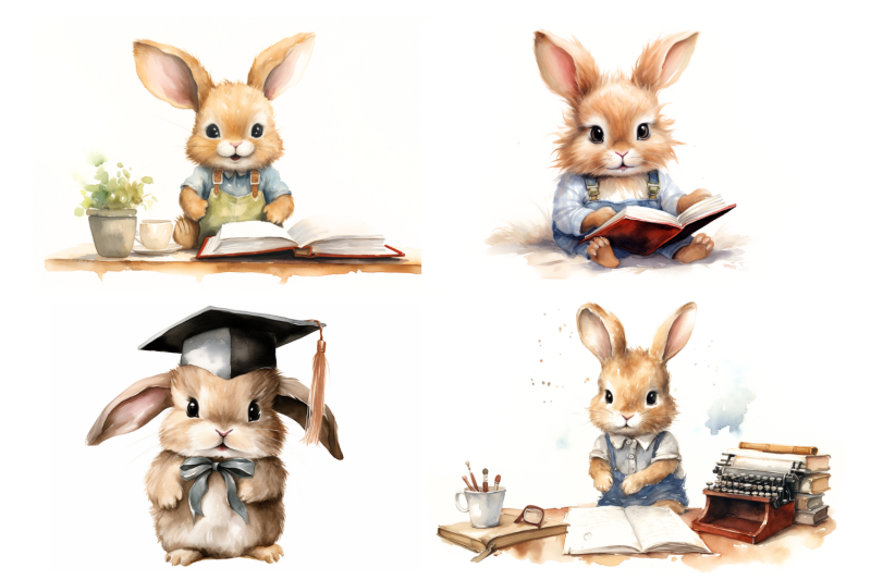 cute-bunny-back-to-school