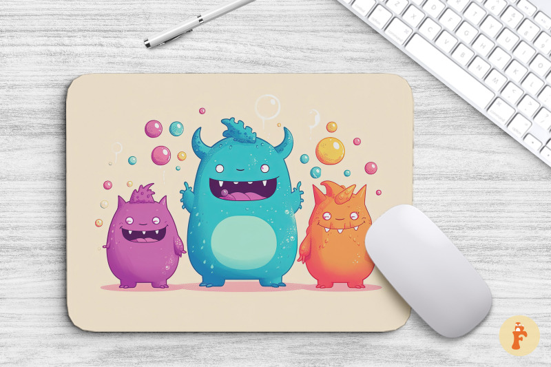 kawaii-monster-mouse-pad-bundle