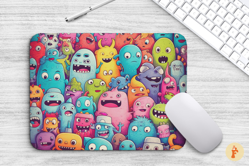 kawaii-monster-mouse-pad-bundle