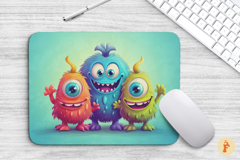 kawaii-monster-mouse-pad-bundle