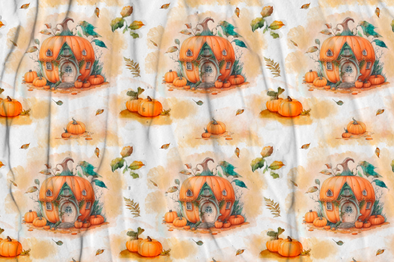 seamless-patterns-with-fabulous-pumpkins