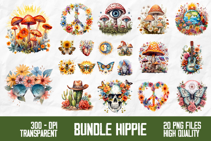 retro-hippie-bundle-design