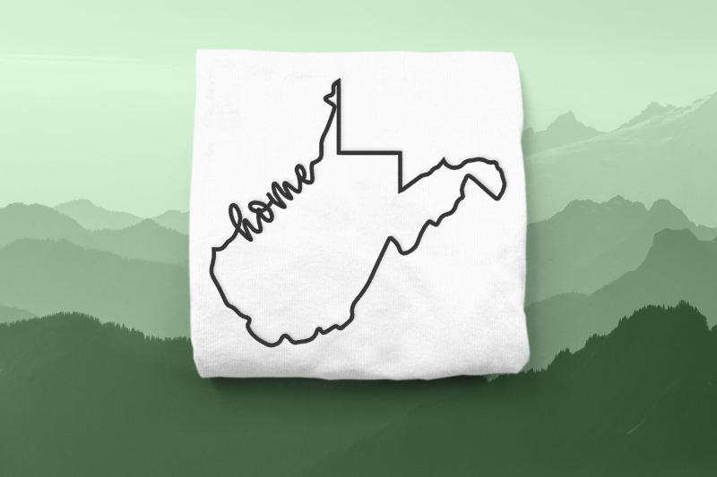 west-virginia-home-state-outline-embroidery