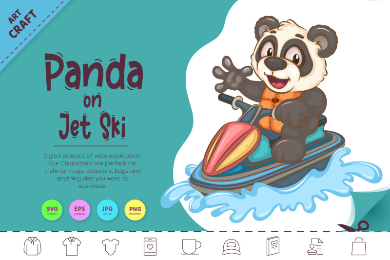 cartoon-panda-on-jet-ski-animal-art