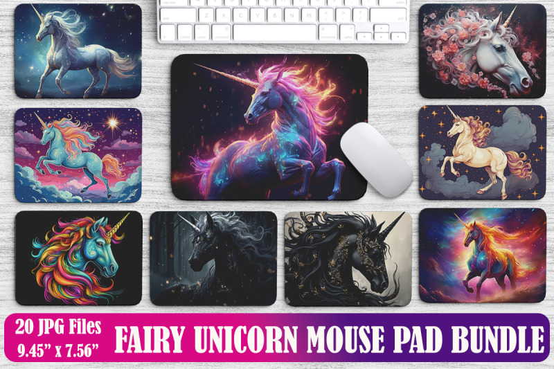 fairy-unicorn-mouse-pad-bundle