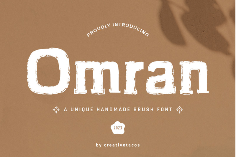 omran-brush-font