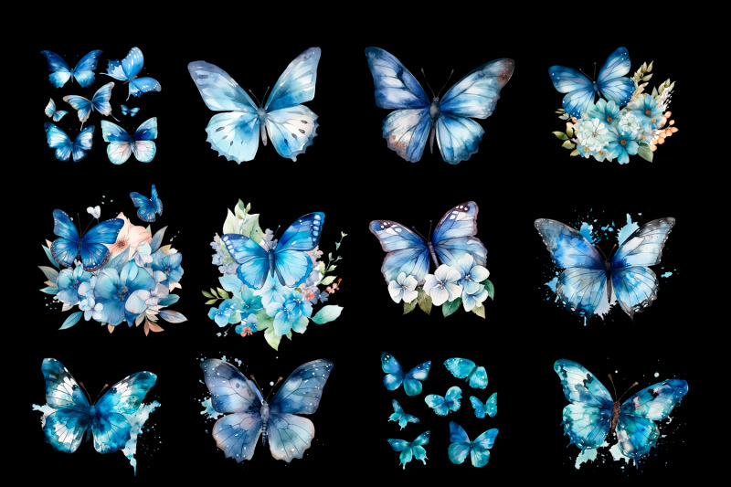 watercolor-butterflies-for-sublimation-flower-png