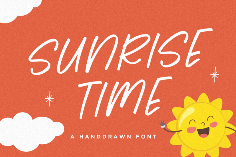 sunrise-time-font