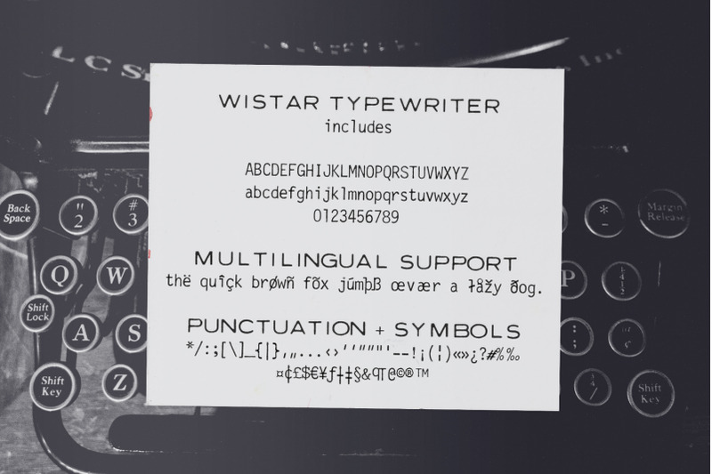 wistar-typewriter-svg-font-family