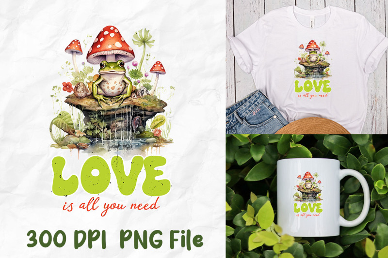 love-is-all-you-need-frog-mushroom