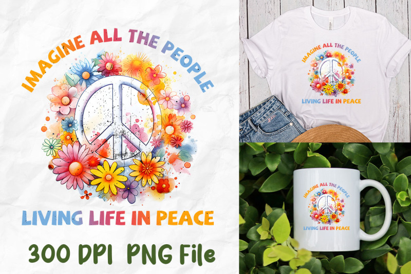 all-people-live-life-in-peace-flower