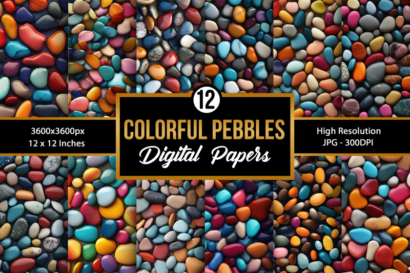 colorful-pebbles-stones-digital-papers