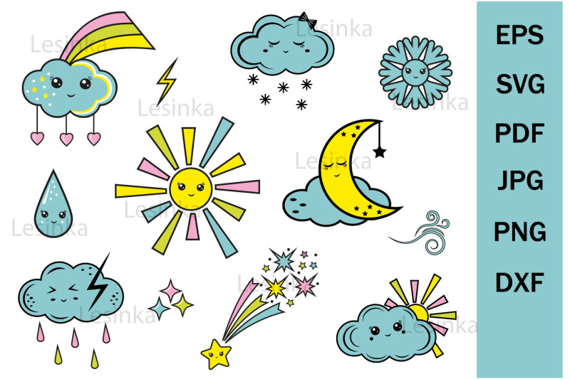 set-meteorological-symbols-of-kawaii-sublimation-clipart