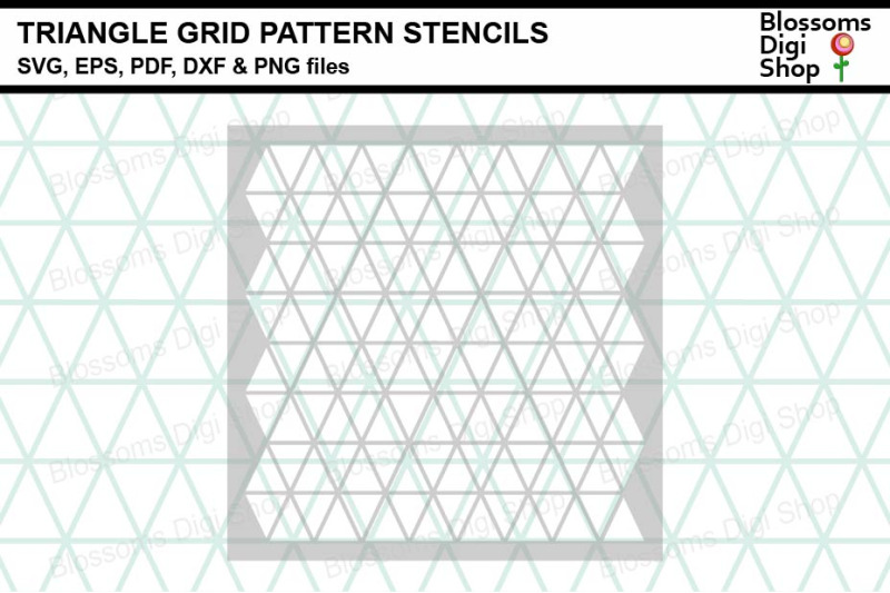 triangle-grid-pattern-stencils-svg-eps-pdf-dxf-amp-png-files