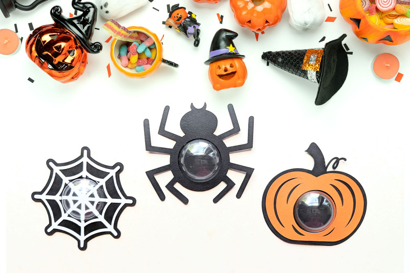 halloween-spider-and-pumpkin-candy-dome-holder-trio-svg-png-dxf