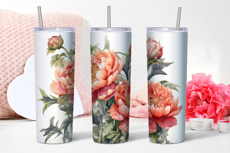 peony-flowers-tumbler-sublimation-20-oz-skinny