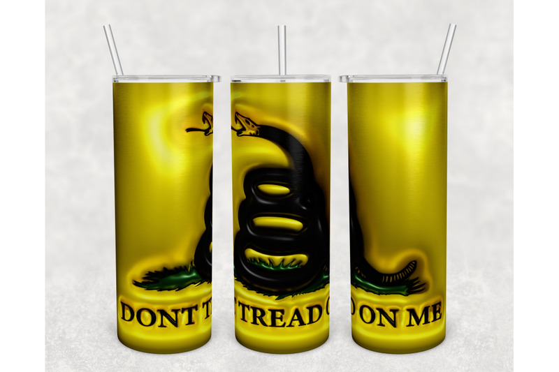 3d-inflated-don-039-t-tread-on-me-tumbler-wrap-20oz-skinny-tumbler-png