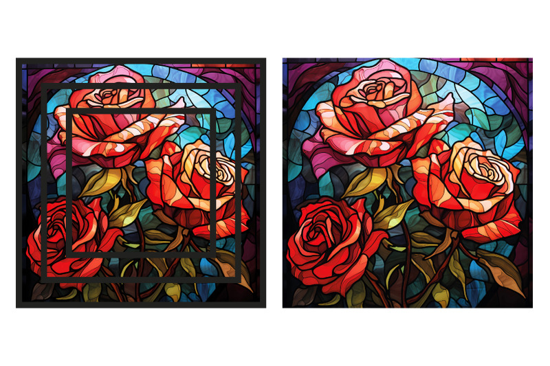 rose-stained-glass-card-stained-glass-rose-card-sublimation